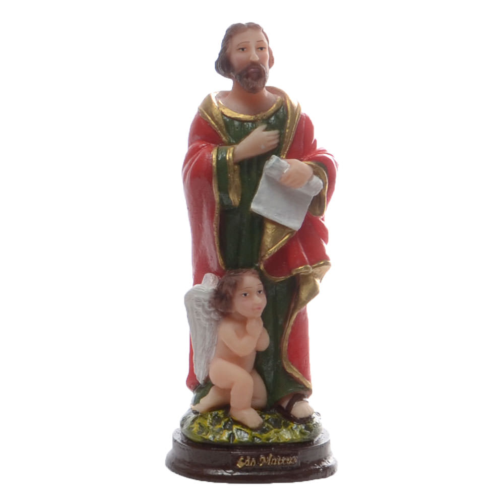 São Mateus 15Cm Em Resina