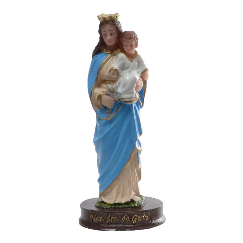 Nossa Senhora Da Guia 15Cm Em Resina