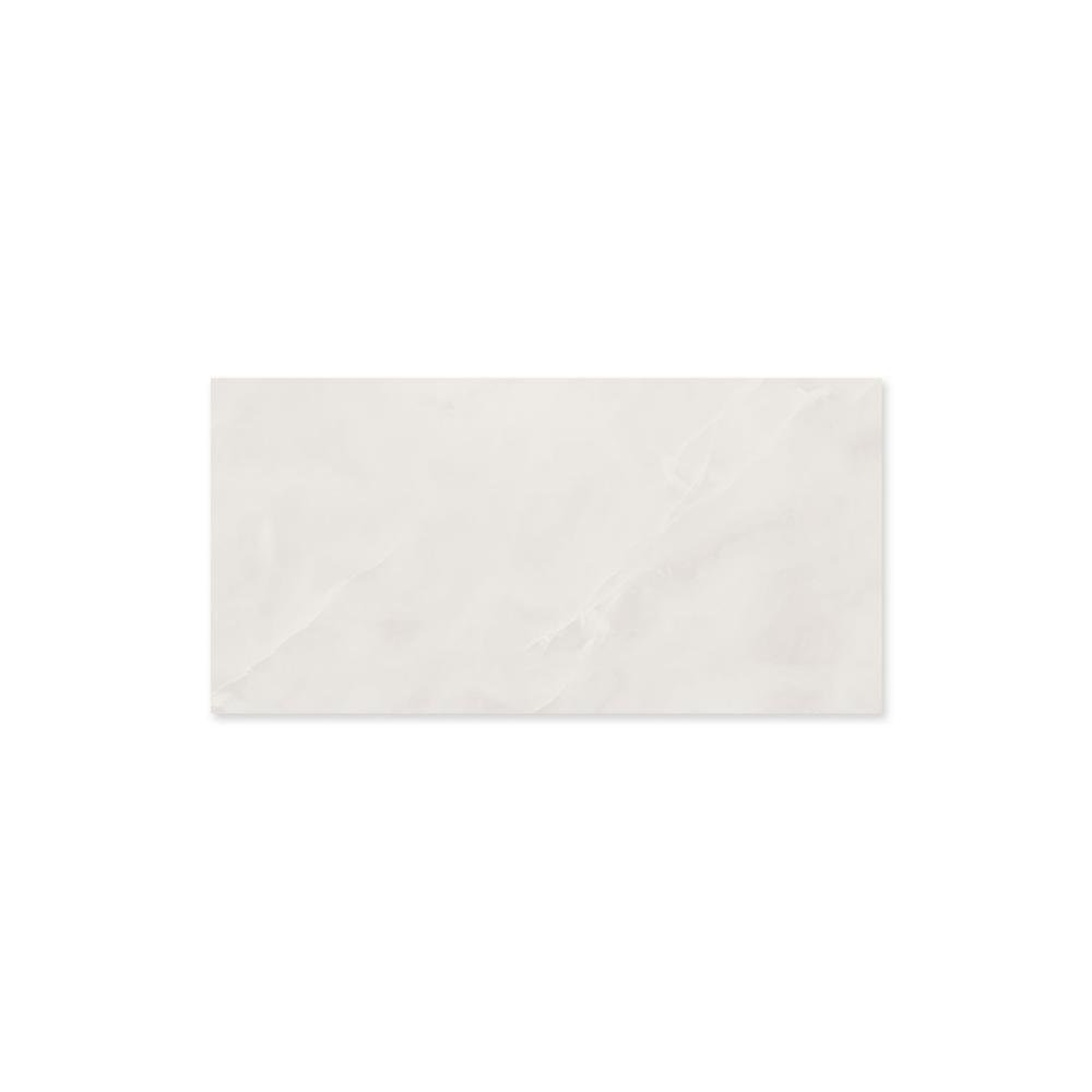 Porcelanato Acetinado Borda Reta Onice Branco Envelhecido 58,4X117cm