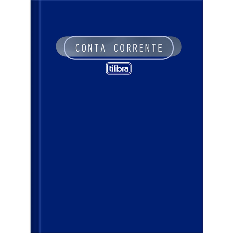 Livro De Conta Corrente Pequeno 153X216mm 63 G/M2 Com 100 Folhas Numeradas Tipograficamente