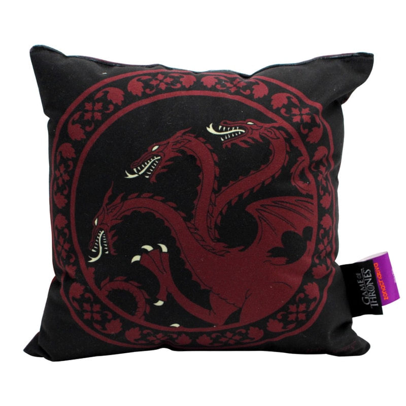 Almofada Fibra De Veludo 25X25 Targaryen