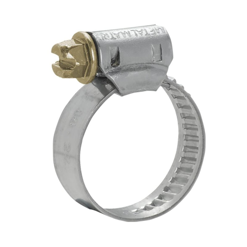 Abraçadeira Aço Carbono 12-16 Fita 9Mm 100 Peças