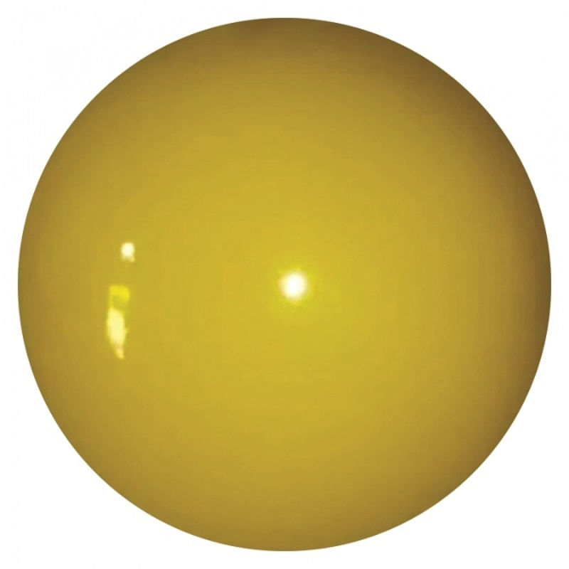 Bola De Vinil Lisa Grande Amarelo ( Kit Com 40 Bolas ).