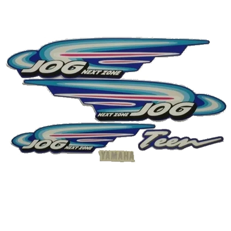 Kit De Adesivos Jog50 Azul