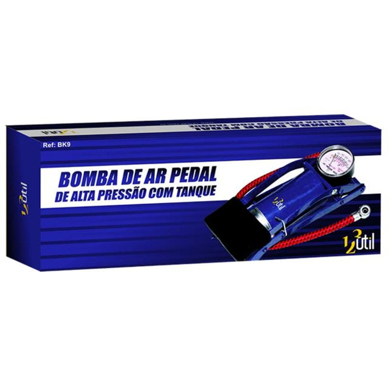 Bomba De Ar Pedal De Alta Pressão Com Tanque