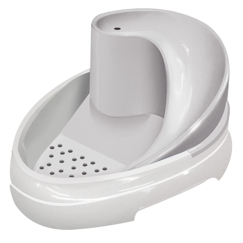 Fonte Cascata Bebedouro Purificador Cão Gato Branca 220 V