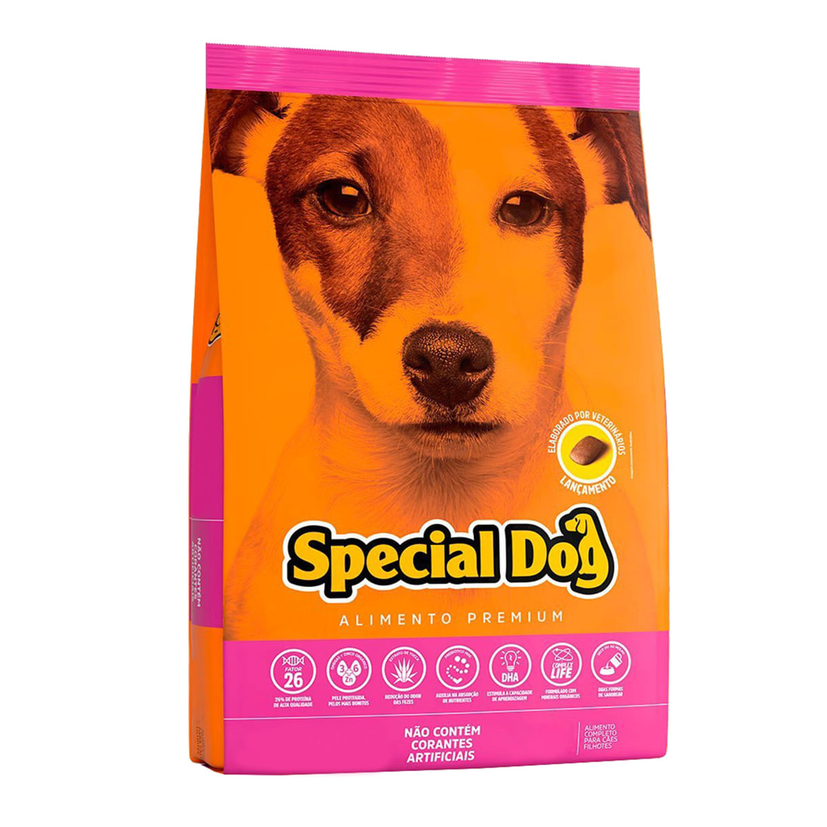 Ração Para Cães Filhotes Special Dog Júnior Raças Pequenas 5Un 3Kg