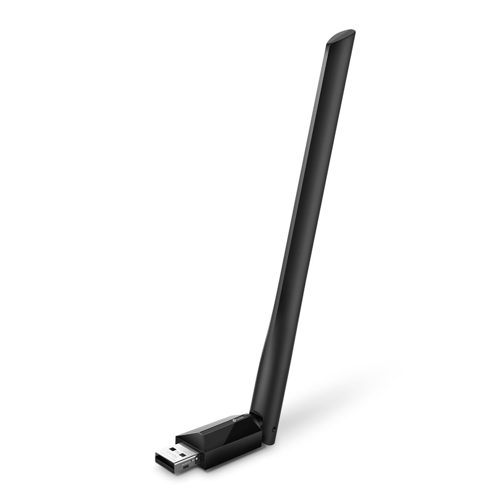 Adaptador Wireless - Usb 2.0 - Tp-Link Dual-Band Ac600 - Preto - Archer T2u Plus Tp-Link