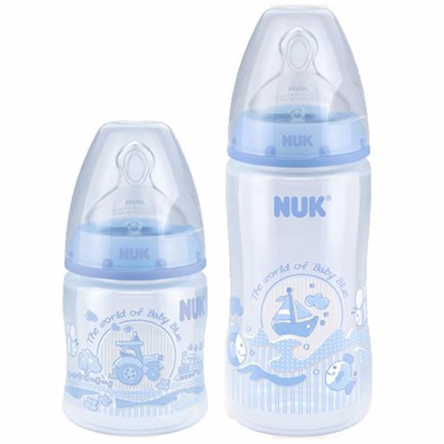 Kit Mamadeira First Choice 150Ml E 300Ml Azul - Nuk