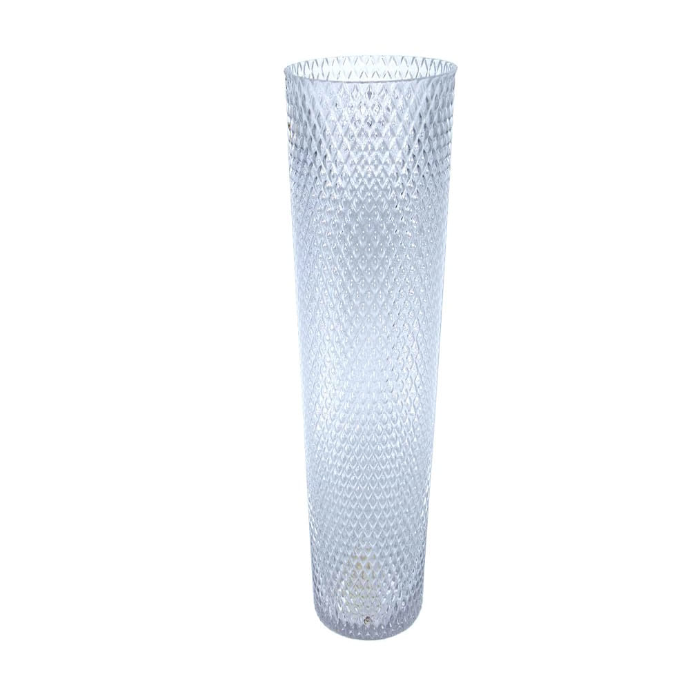 Vaso Decorativo Transparente Bico De Jaca Grande