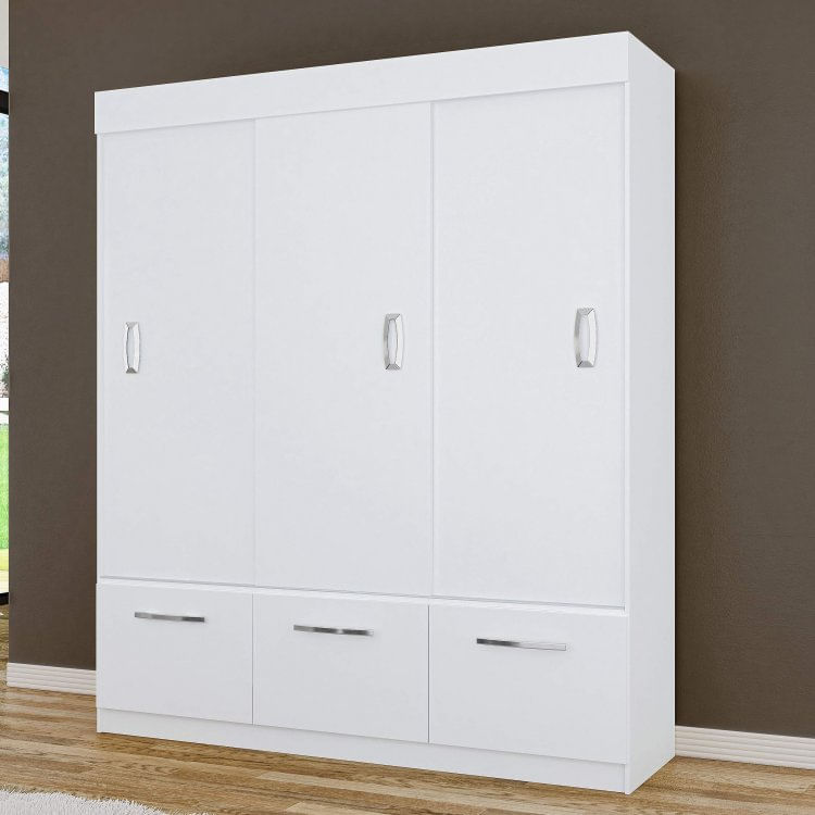 Guarda Roupa Casal 5 Portas 1 Gaveta Natal Espresso Móveis