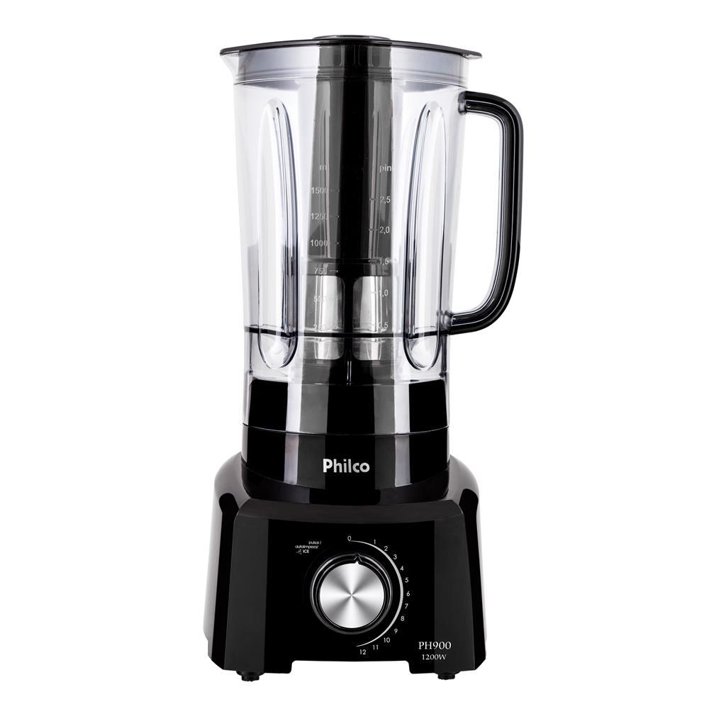Liquidificador Philco Ph900 Pr, 12 Vel + Pulsar, 1200W, Preto - 220V