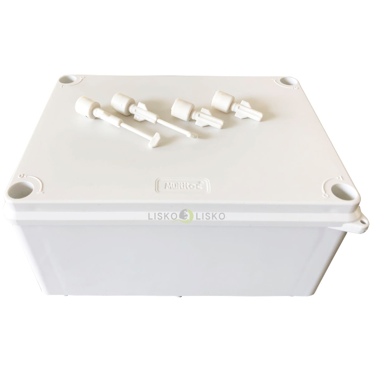 Caixa De Passagem Sobrepor Elétrica 11X15x7 Branca Multitoc