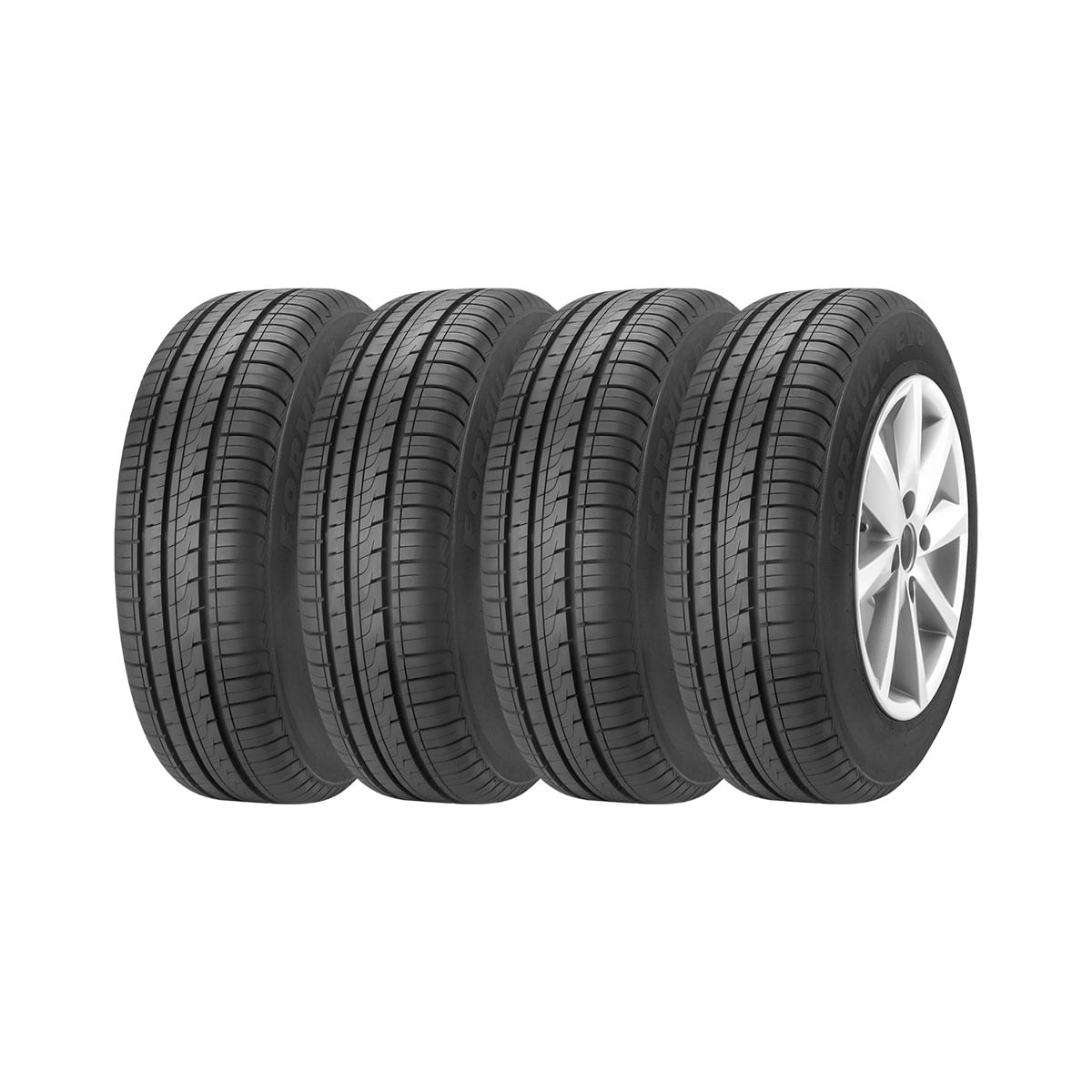 Kit 4 Pneus Aro 15 195/65R15 Pirelli Fórmula Evo conjunto