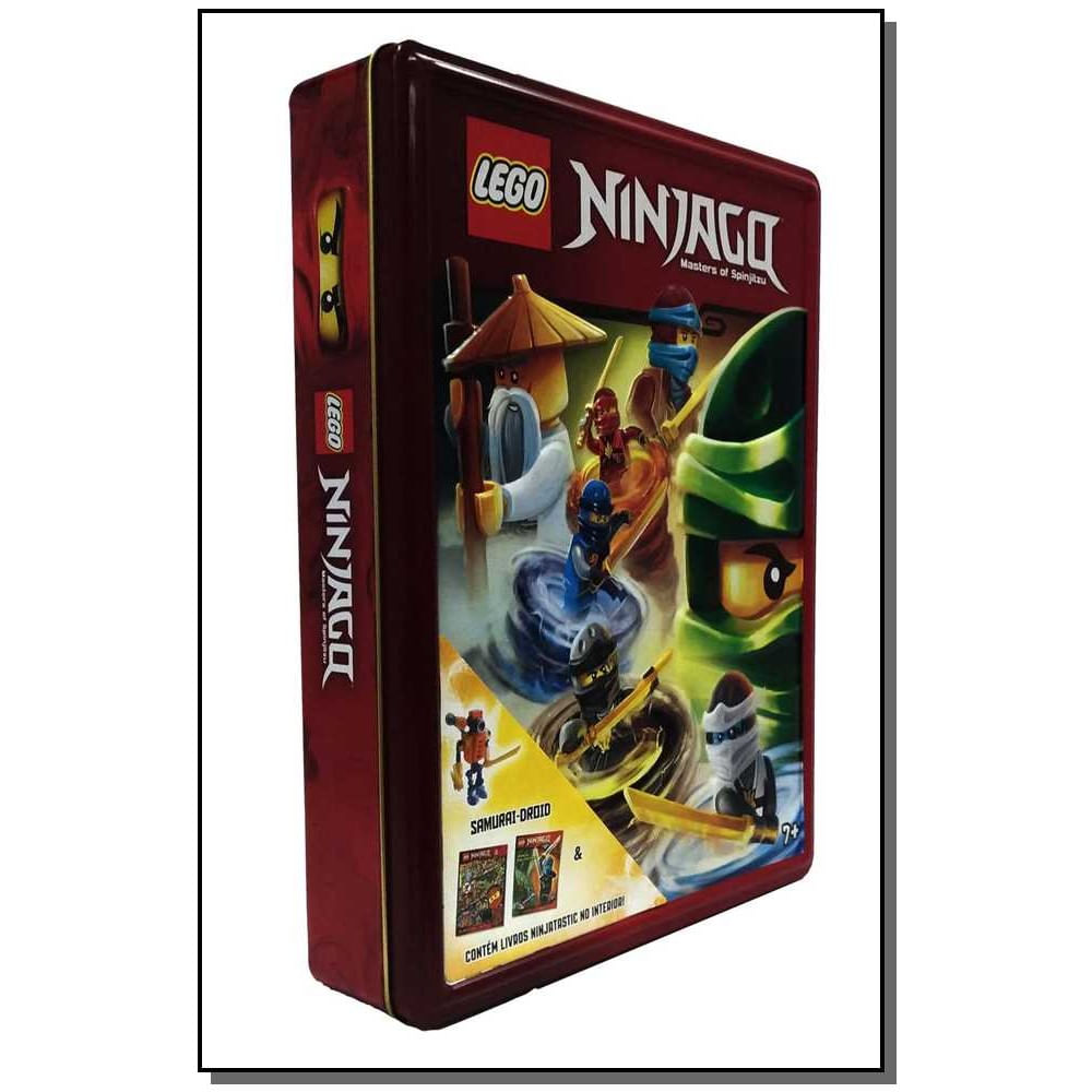 Livro - Lego Ninjago - Lata - Contem 2 Livros