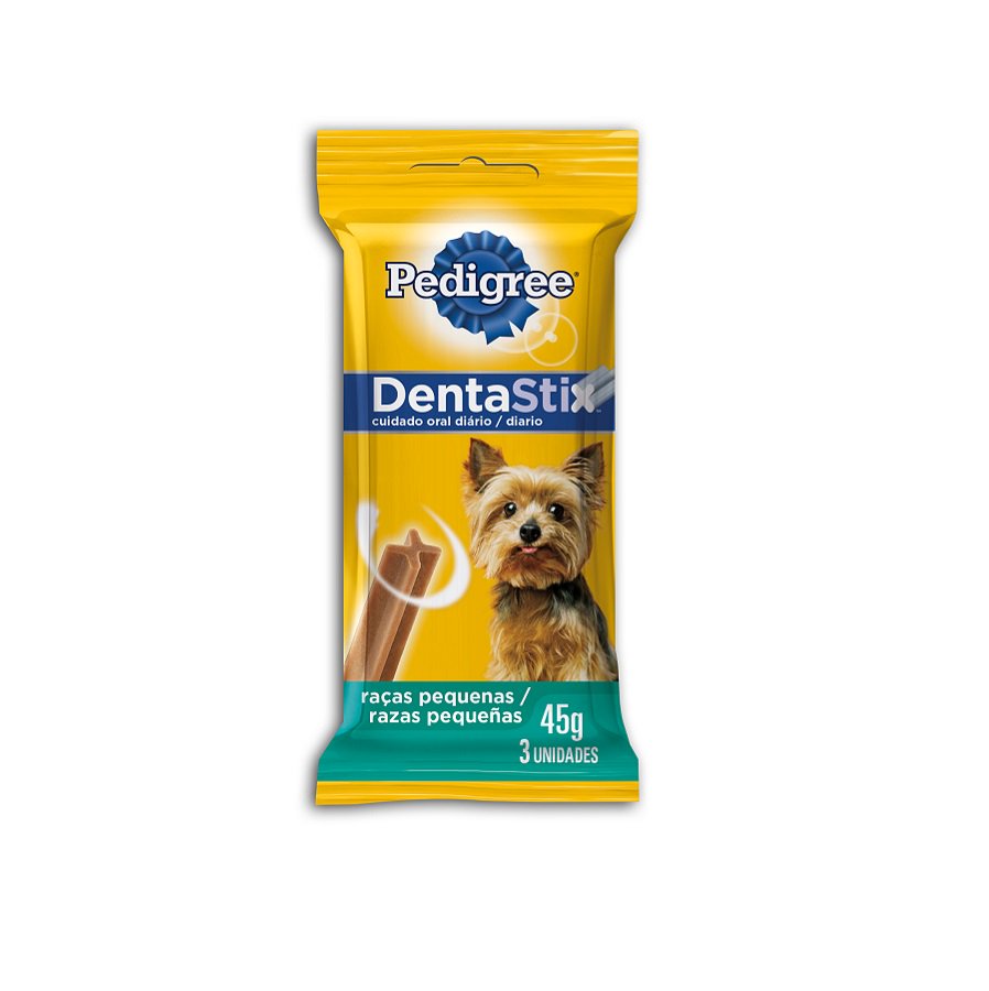 Petisco Pedigree Dentastix Cães Adultos Raças Pequenas - 45G