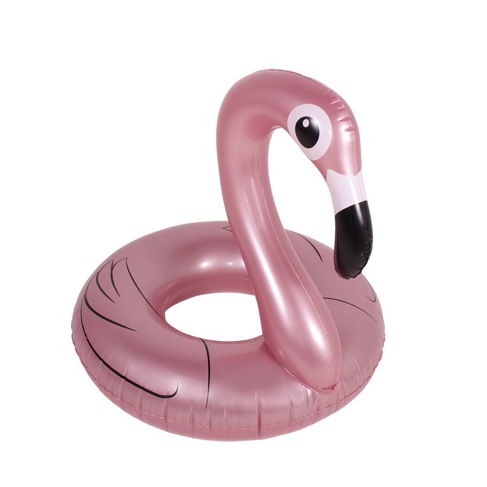 Boia Inflável Gigante Anel Flamingo Rosa Vinil Bel Lazer
