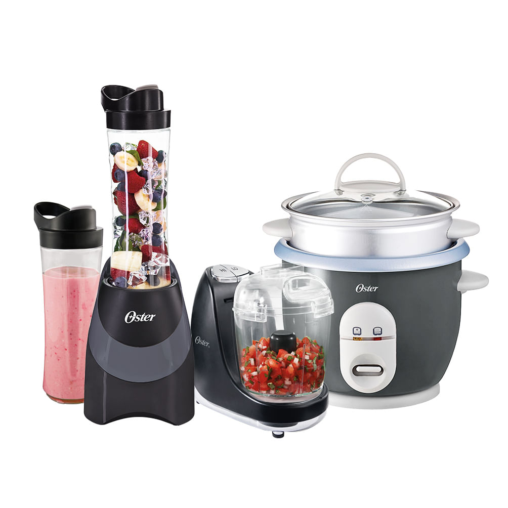 Kit Facile Blender - Mini Processador - Panela Elétrica Oster - 220V