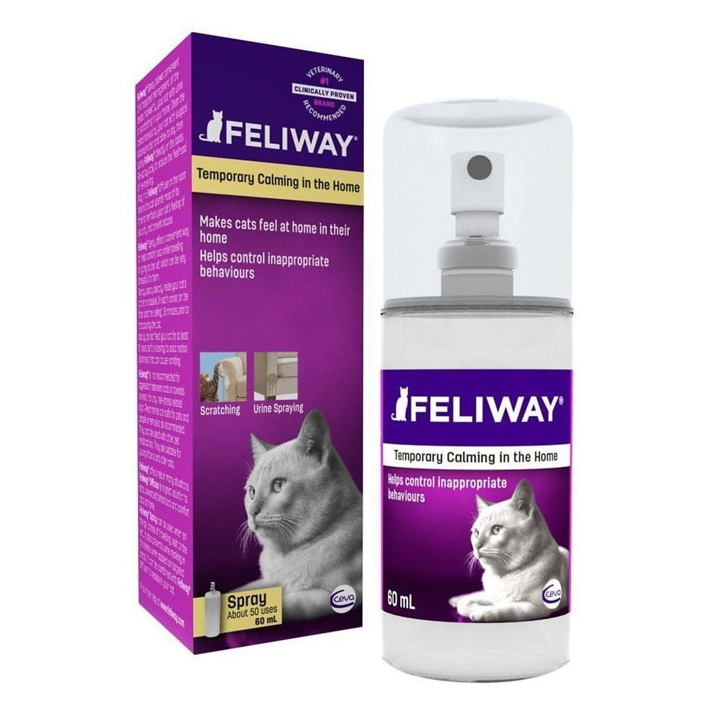 Feliway Classic Spray Com 1 Frasco Com 60 Ml