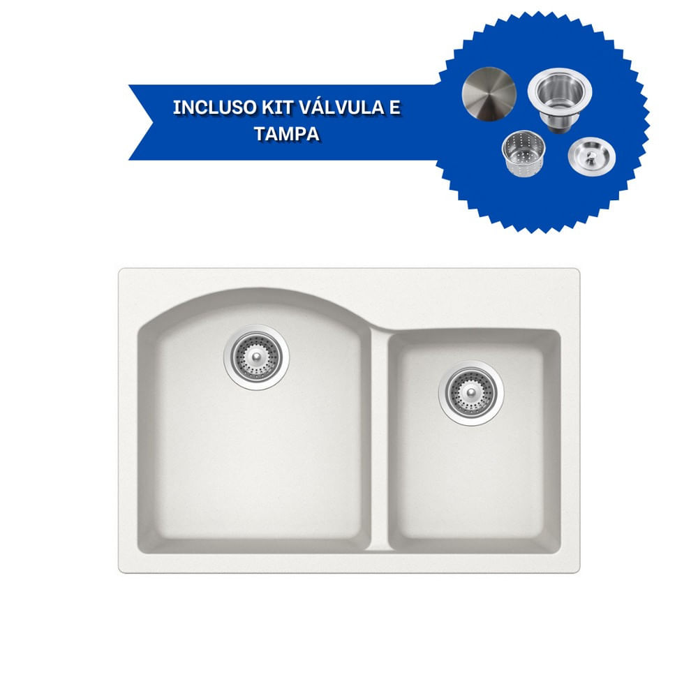 Branco/Inox