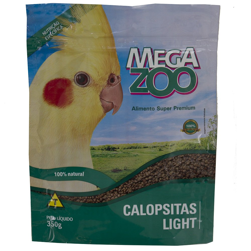 Ração Megazoo Para Calopsitas E Periquitos Light - 350G