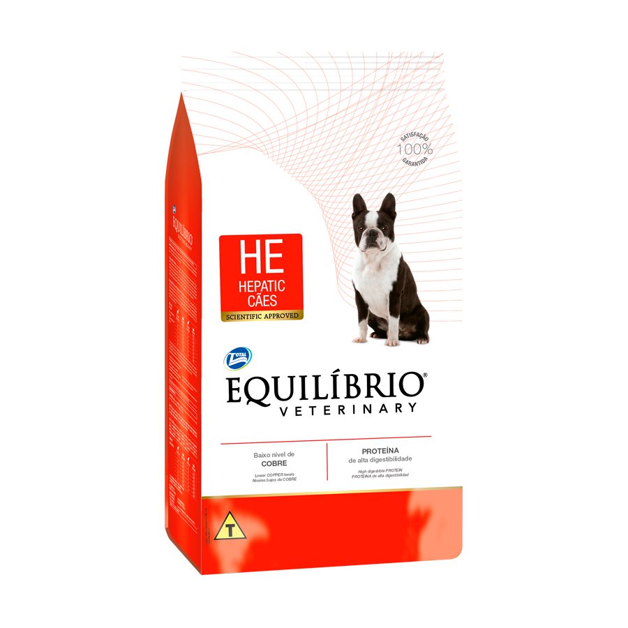 Ração Equilíbrio Veterinary Hepatic Para Cães Adultos - 7,5Kg