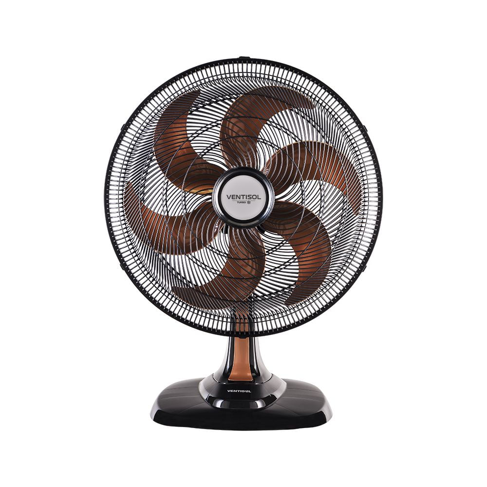 Ventilador De Mesa Turbo Bronze Premium Ventisol 220V 6P