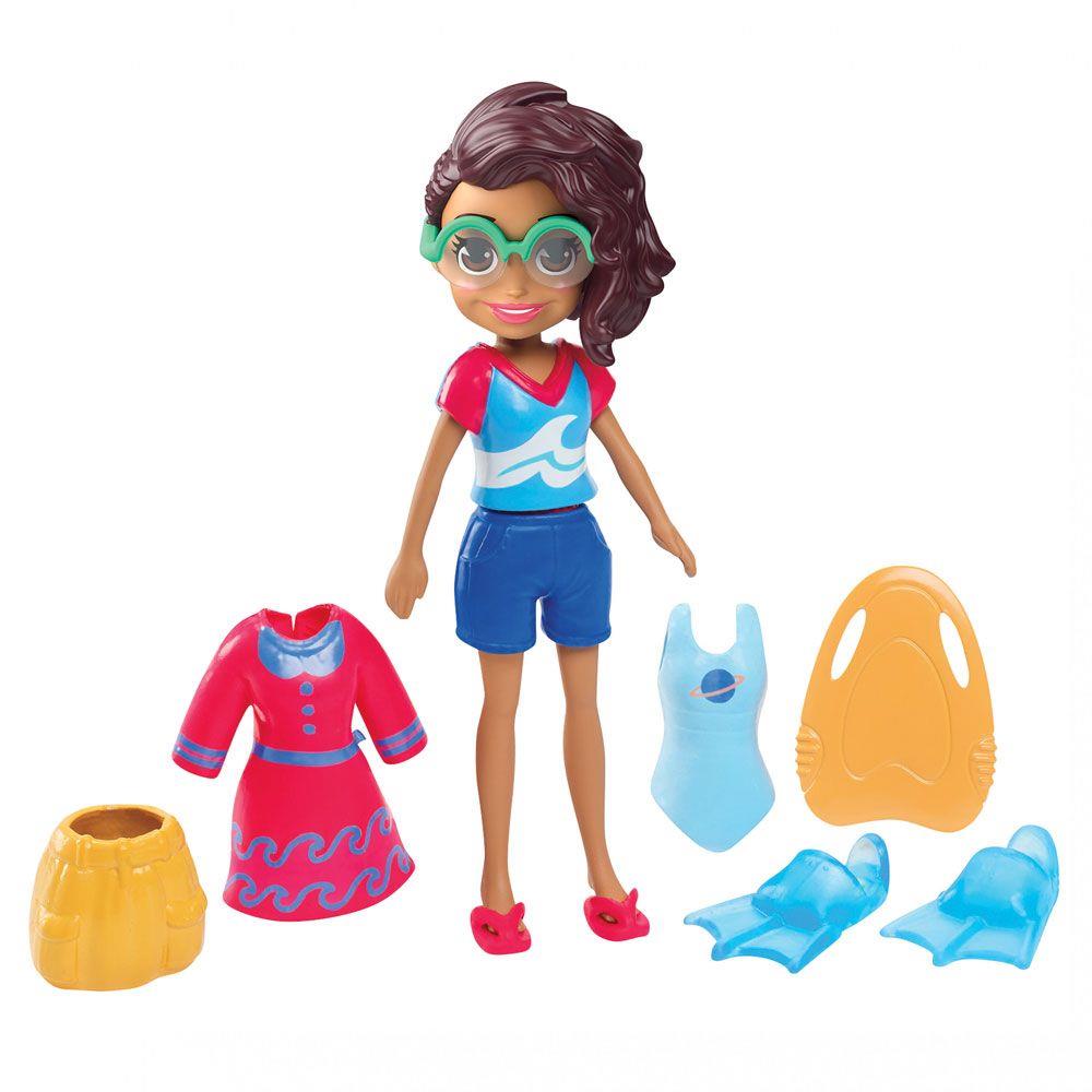 Polly Pocket Shani Surfista - Mattel