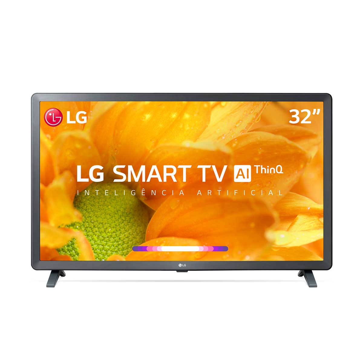 Smart Tv Led 32" Lg 32Lm627b Hd Bluetooth, Wifi, Hdr, Thinqai Compatível Com Inteligência Artificial