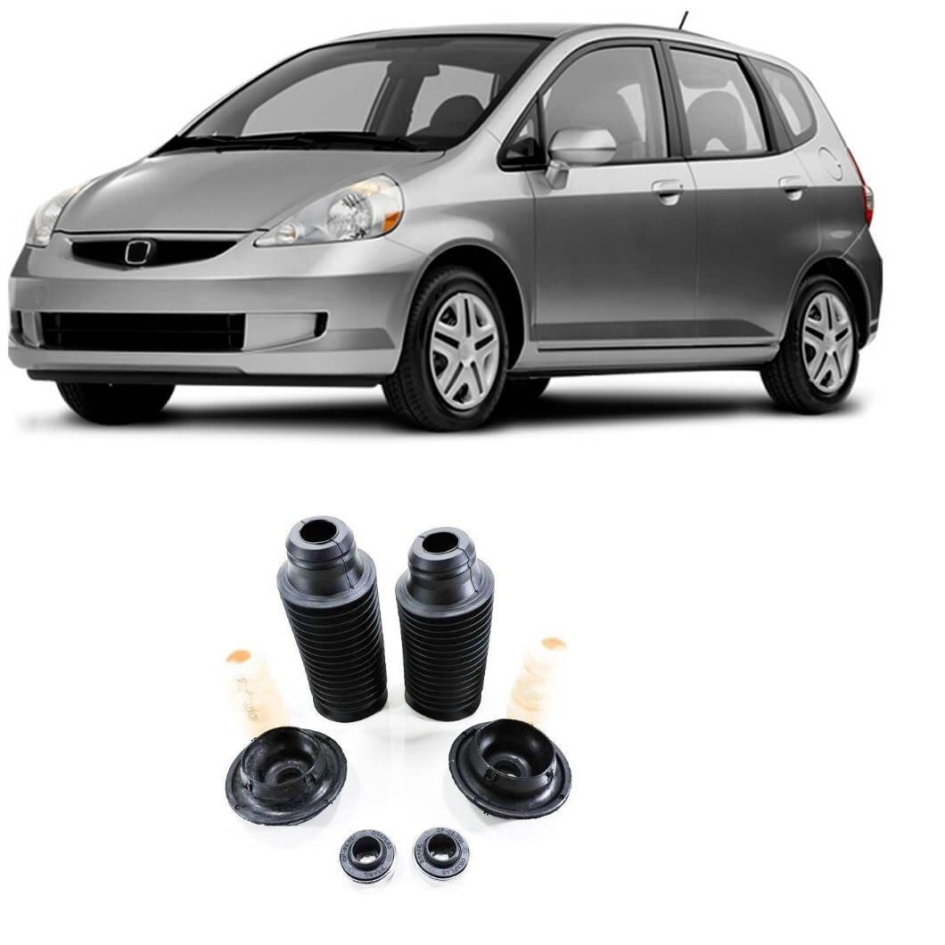 Par De Batentes Dianteiro Honda Fit Lx-Cvt 14 8V 2003 A 2008
