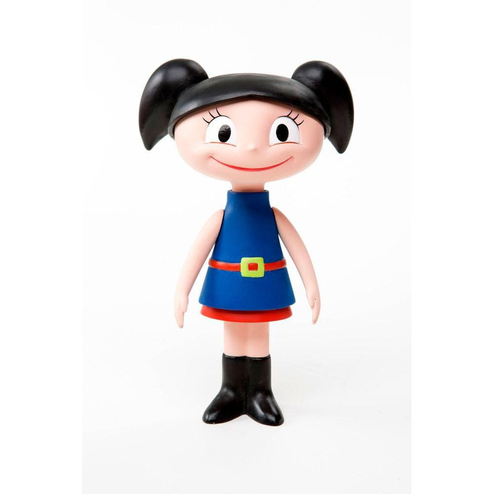 Boneca Luna Morena Em Vinil Brinquedos Estrela