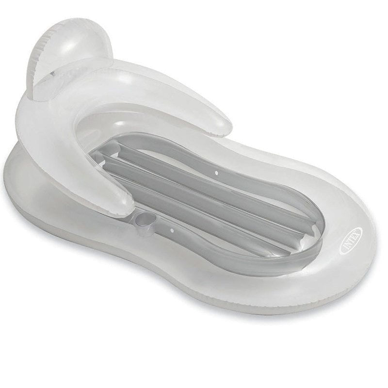 Boia Colchão Bronzeador Malibu Com Encosto Intex