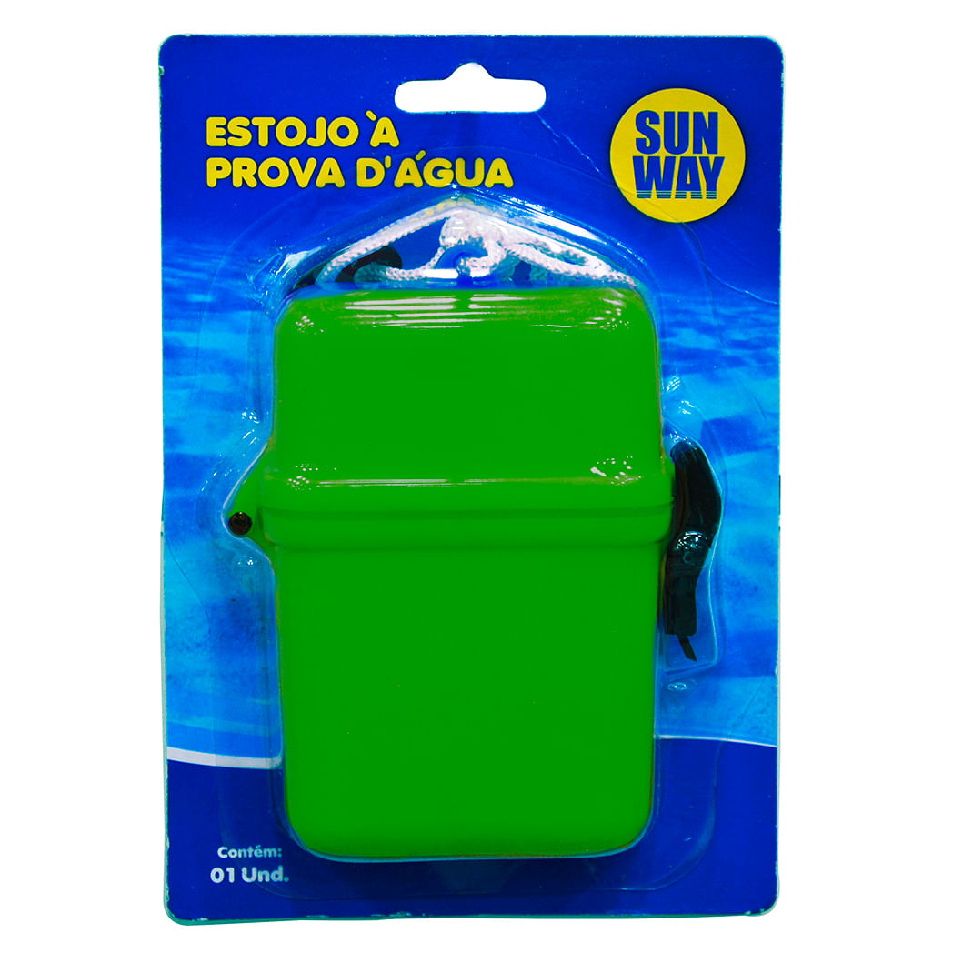 Estojo À Prova D'água Sun Way Para Objetos Médio 12X8cm