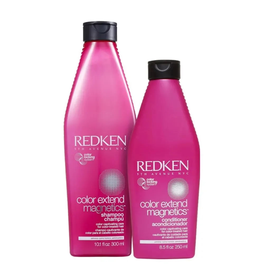 Kit Color Extend Magnetics Shampoo 300Ml E Condicionador 250Ml Redken