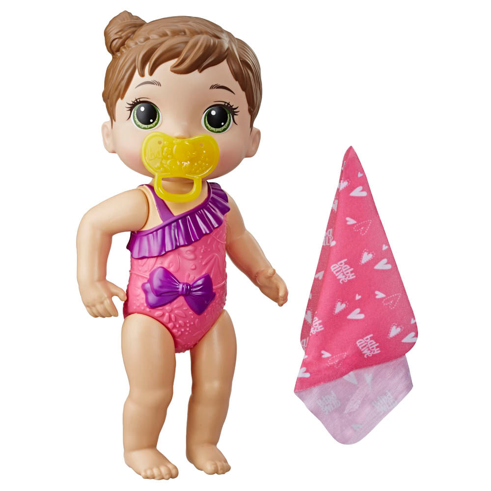 Boneca Baby Alive Banhos Carinhosos Morena - Hasbro
