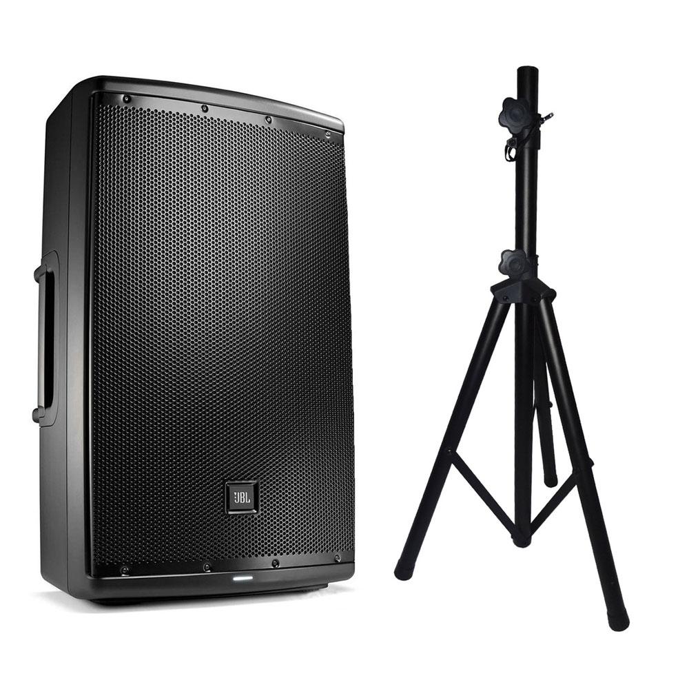 Caixa Ativa Jbl Eon615 Bivolt 1000W Eon 615 + Tripé Aço