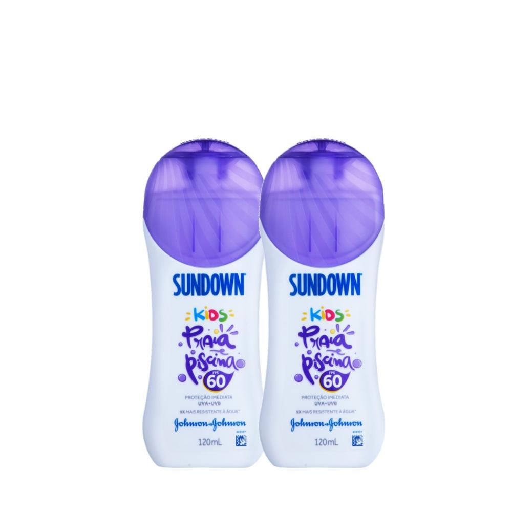 Kit Com 2 Protetor Solar Sundown Kids Fps 60 120Ml