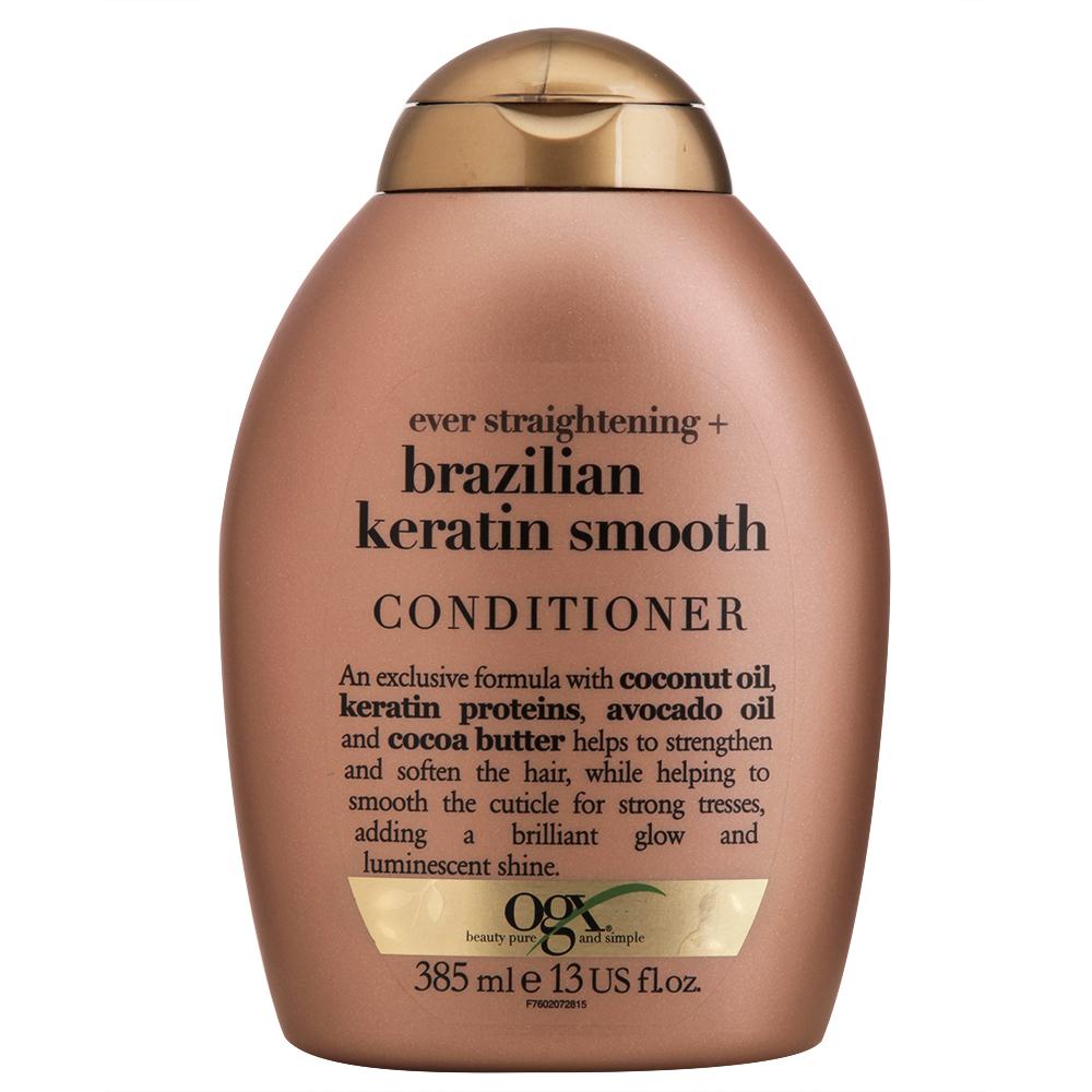 Condicionador Ogx Brazilian Keratin Smooth 385 Ml