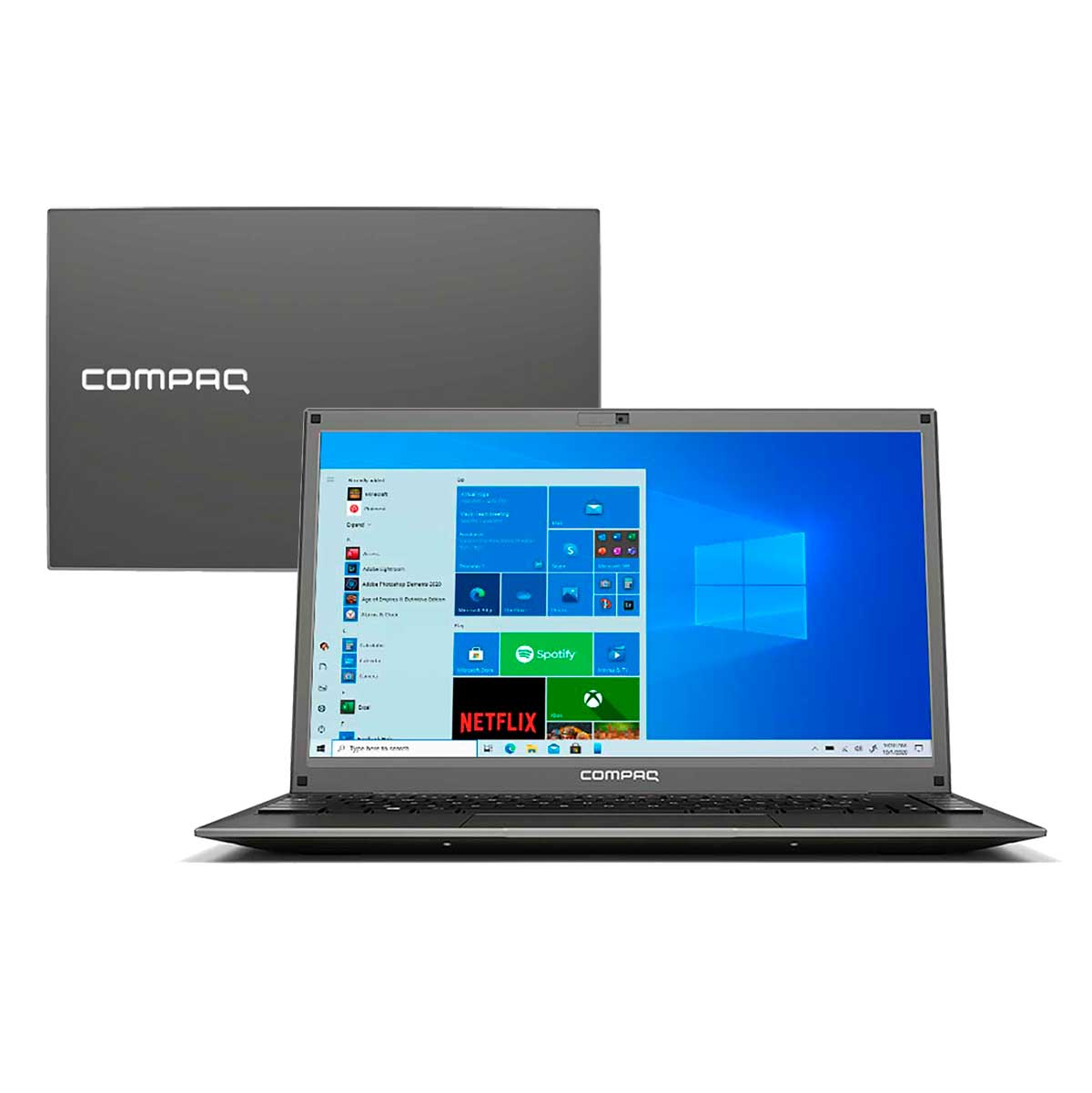 Notebook Compaq Presario 420 Intel Pentium™ 4Gb 120Gb Ssd 14,1'' Led Webcam Hd Windows 10 Home - Cinza