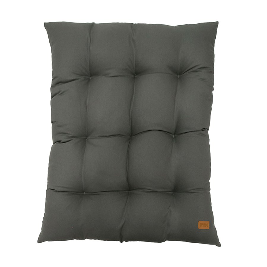 Almofada Lisa Gomo Sarja Urban Puppy Para Cães E Gatos Cinza - Tamanho M