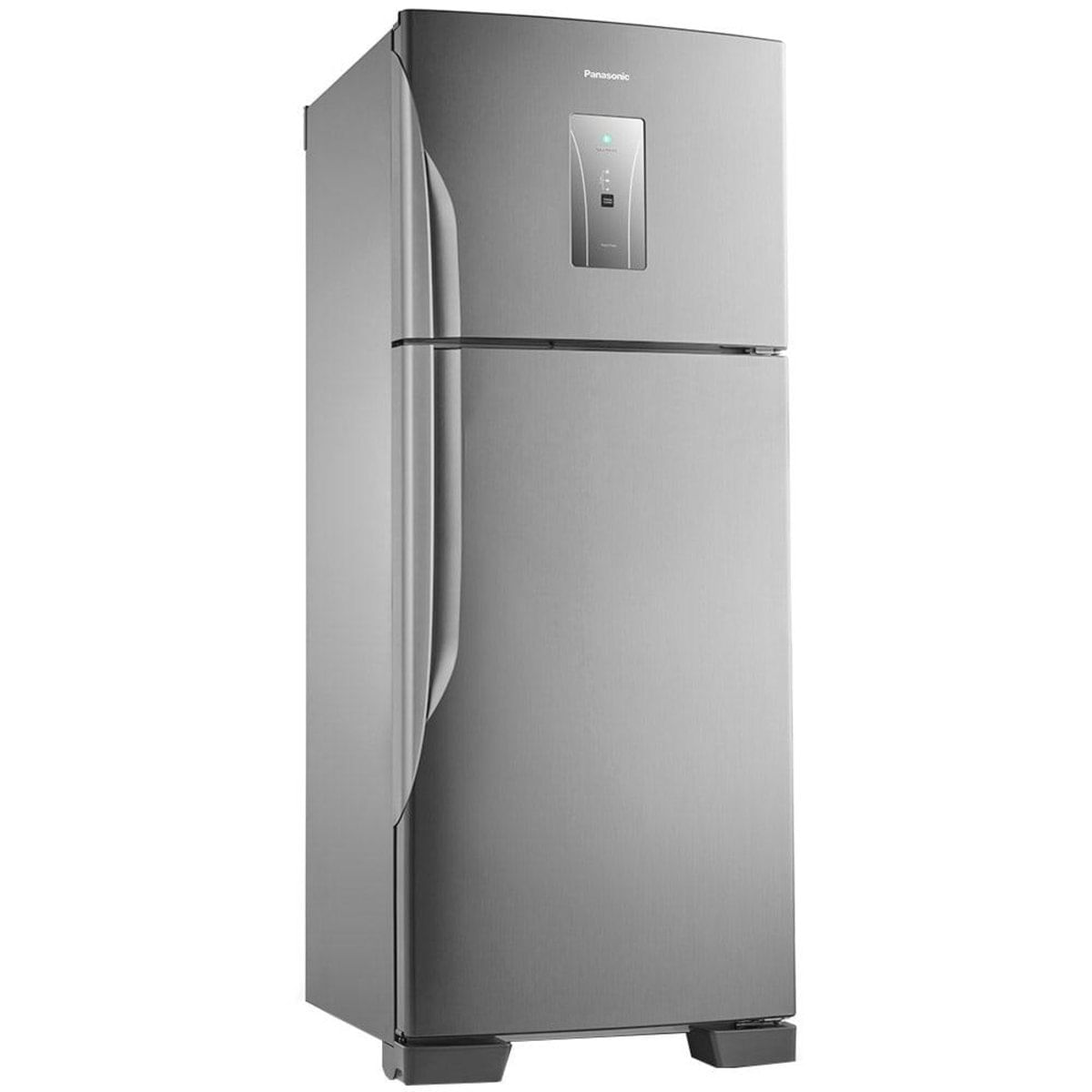Geladeira/Refrigerador Panasonic 435 Litros Nr-Bt50, Frost Free, 2 Portas, Econavi, Aço Escovado, 220V