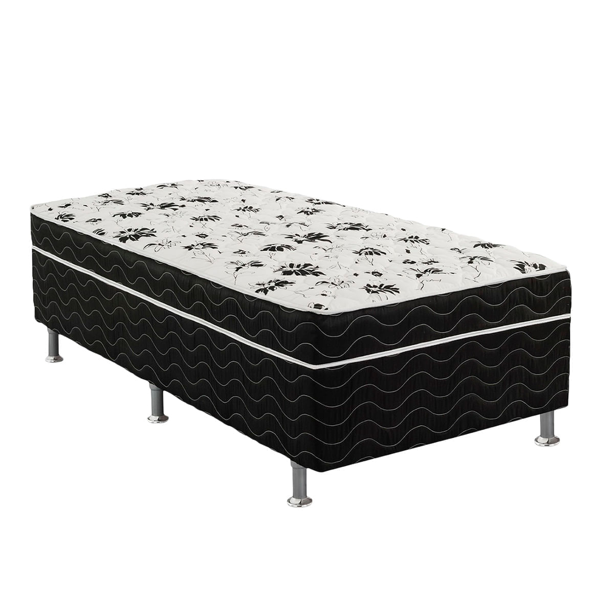 Cama Box Solteiro Conjugado Ortobom Espuma D28 88X188x43cm Orto Pillow Union Ortopedic