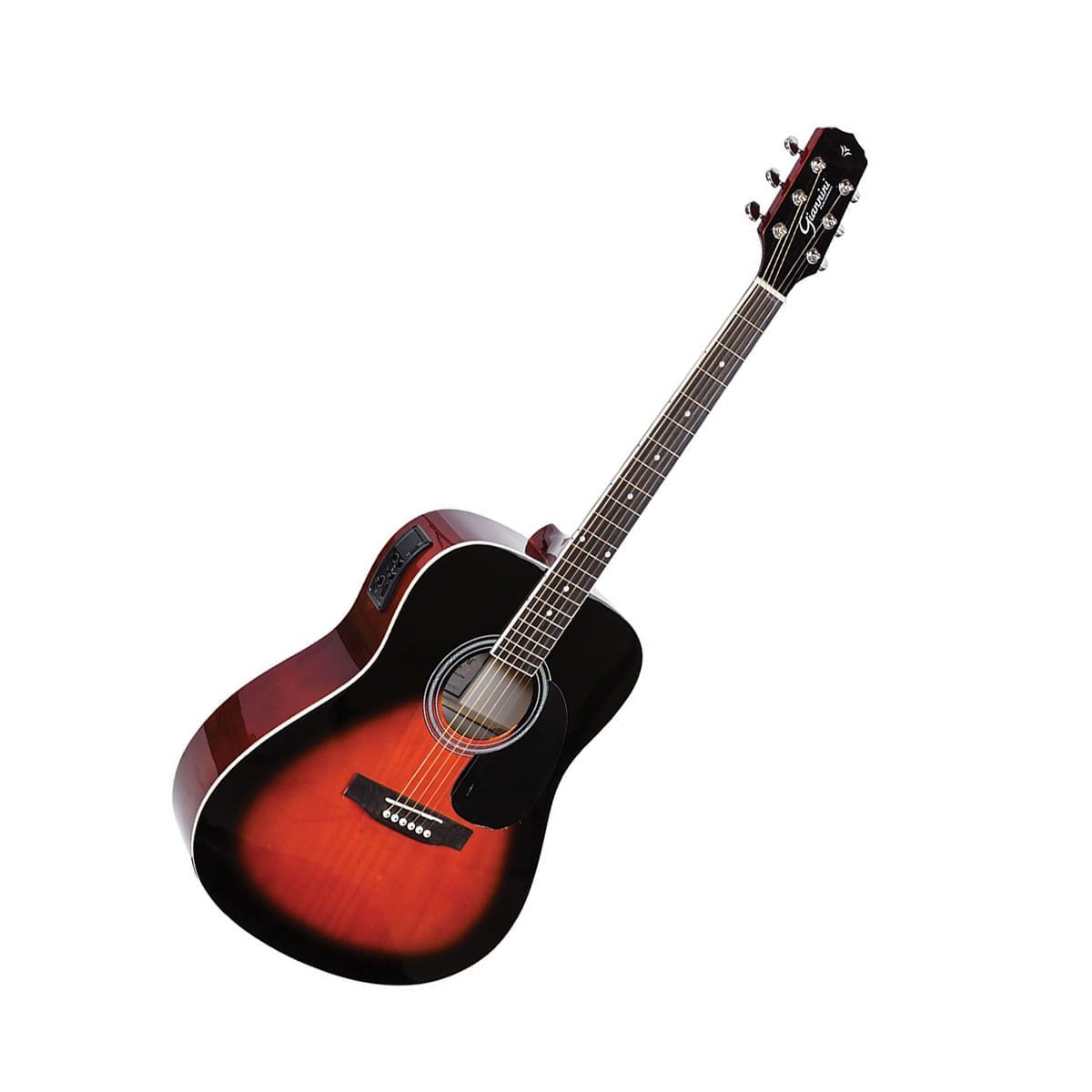 Violão Eletroacústico Giannini Dreadnought Gd-1 Eq 3Ts Sunburst Aço