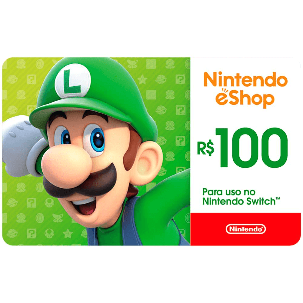 Gift Card Digital Nintendo R$ 100