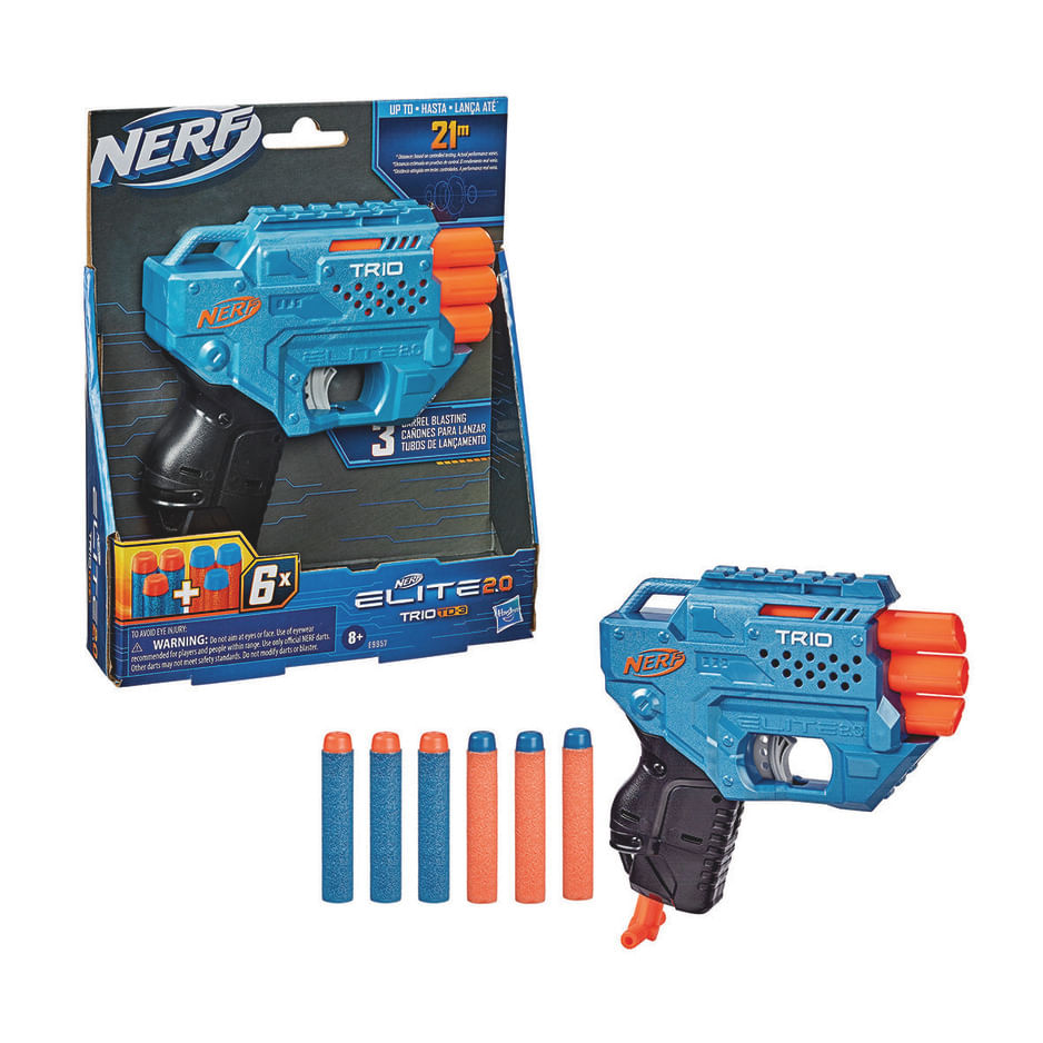 Lançador De Dardos Nerf 6 Dardos Hasbro