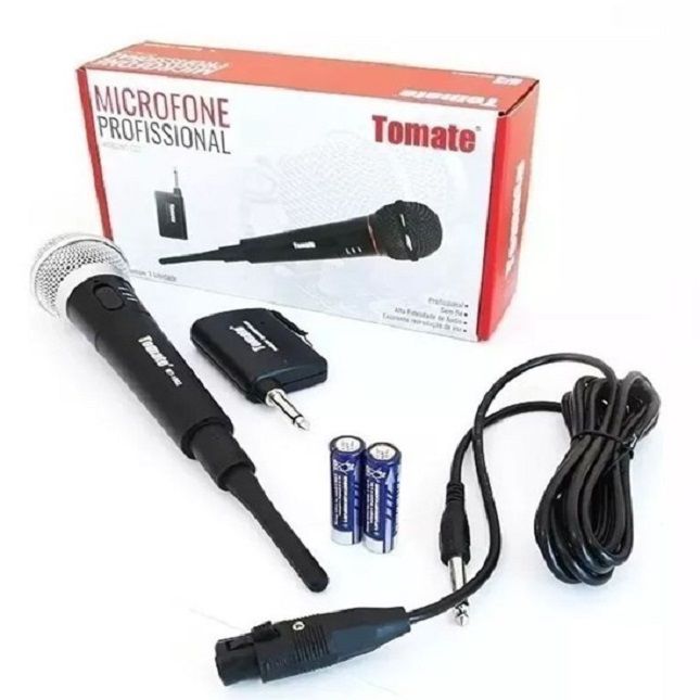 3. Microfone Sem Fio Profissional Mt-1002 – Tomate