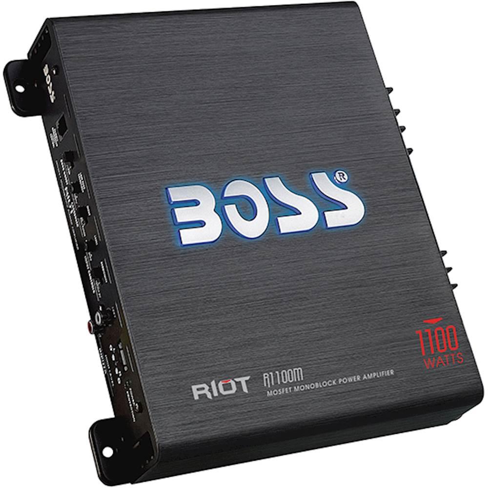 Amplificador Automotivo Boss Audio Riot 1100W Class Ab Mono Mosfet -R1100m Preto