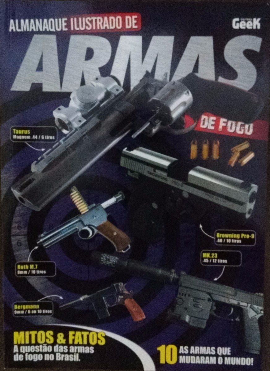 Livro Almanaque Ilustrado De Armas De Fogo Ed. 9