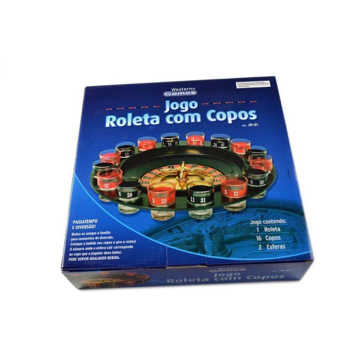 Jogo Roleta Com Copos Western