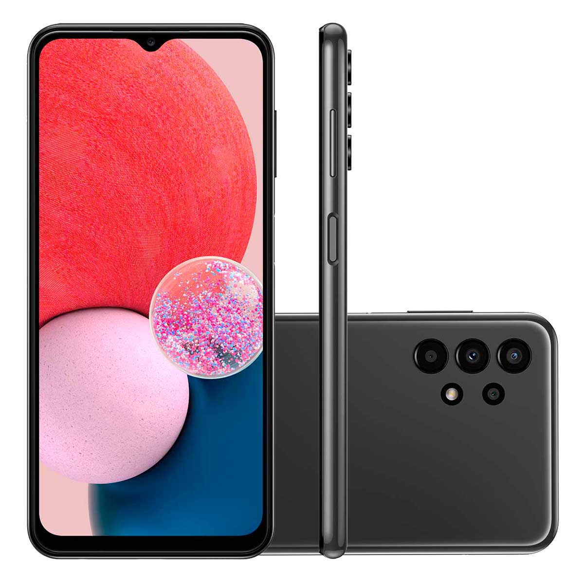 Smartphone Samsung Galaxy A13 128Gb Preto 4G Tela 6,6" Câmera Quádrupla 50Mp Selfie 8Mp Dualchip Android 12